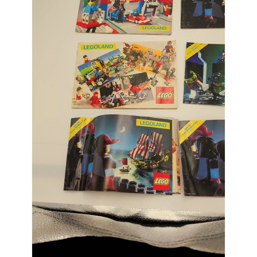 Vintage Lego Small Catalog Lot Of 6 Pirates Racing Ghost Haunted